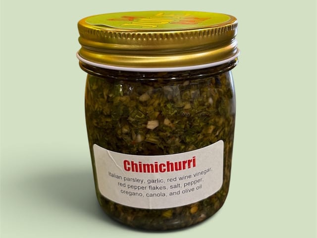Chimichrri Bottle.