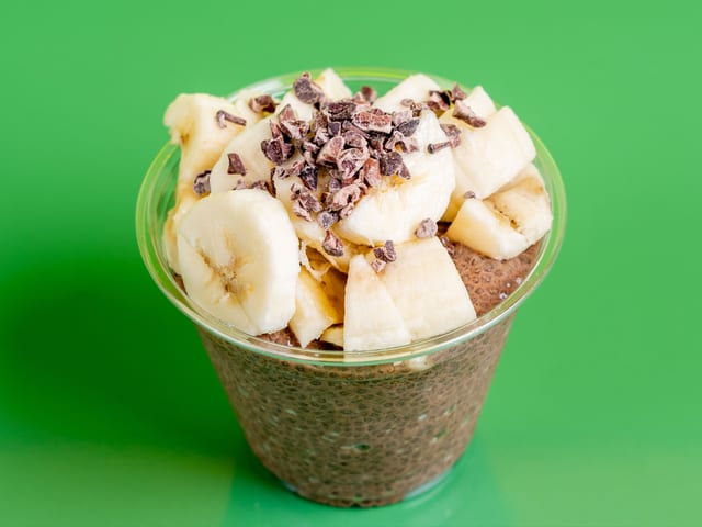 Cacao Chia Pudding.