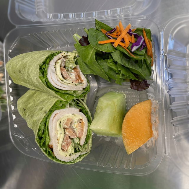 Pesto Turkey Wrap.