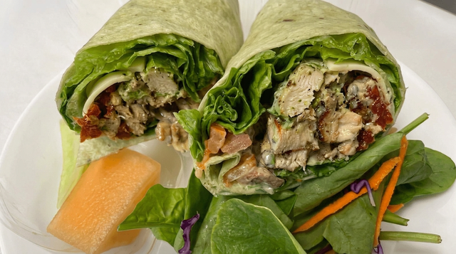 Pesto Chicken Wrap.